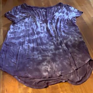 Purple tie-dye shirt